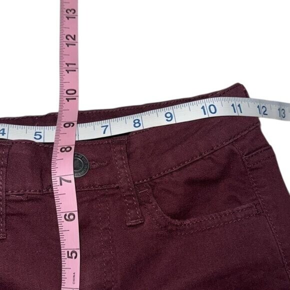 Maroon Kids Skinny Stretch Jeans Cotton Blend High-Waisted Adjustable Waistband - Picture 6 of 7